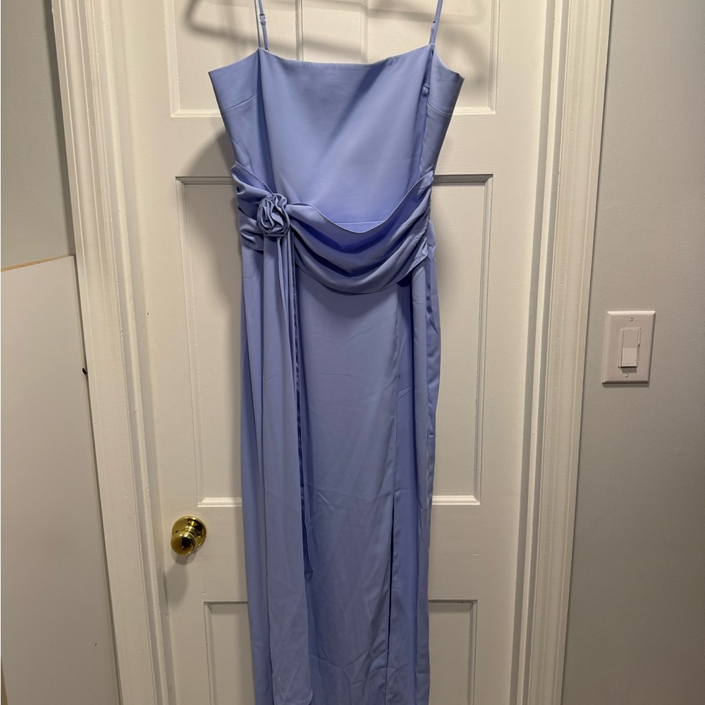Amanda Uprichard Lavender Spaghetti Strap Maxi Dress